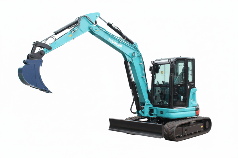 Neumeier NR60UF Kompaktbagger – 6-Tonnen-Bagger mit Kubota-Motor und Lasthalteventilen